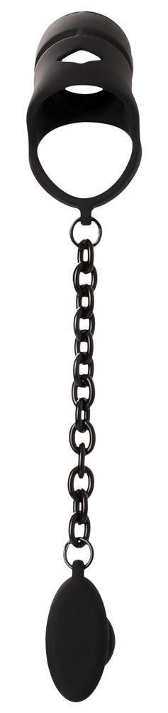 Black Velvets Cock Cage With A