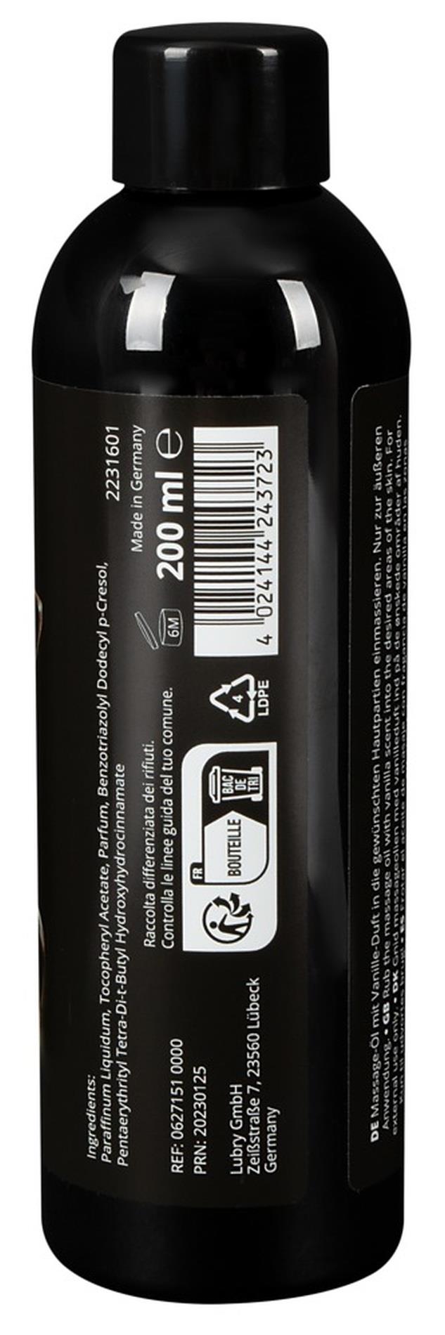 Vanilla Massage Oil 200 Ml