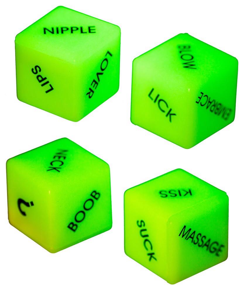 Dice "Glow-In-The-Dark" Engl.