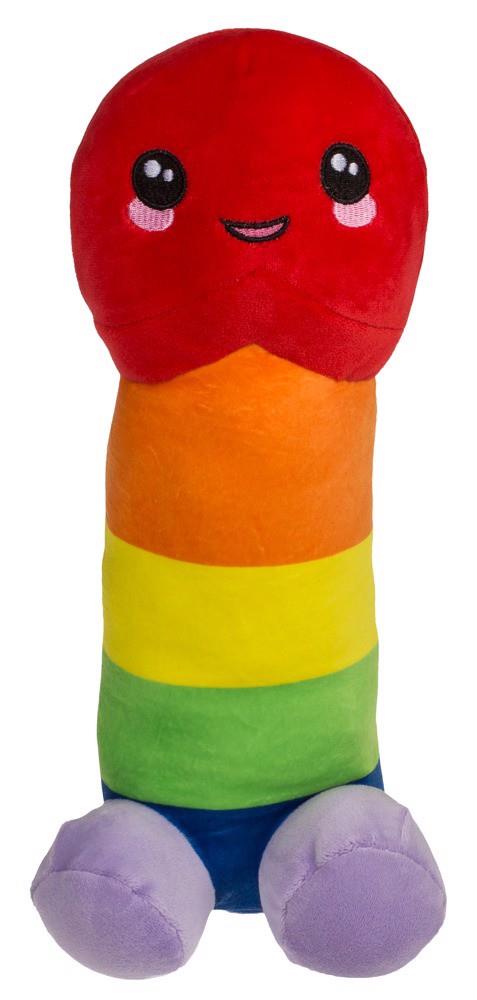 Plush Penis Rainbow 30 Cm