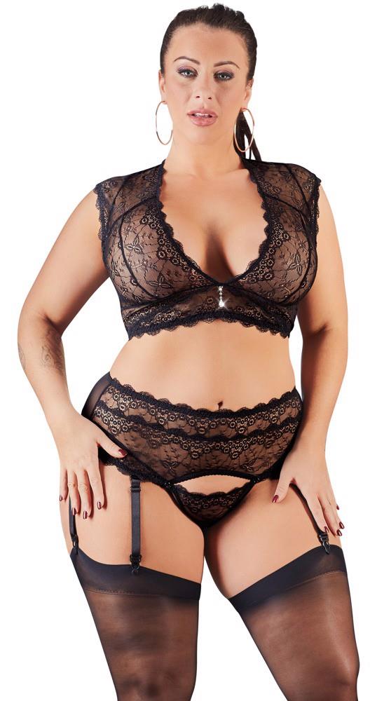 Lace Set Black 3Xl