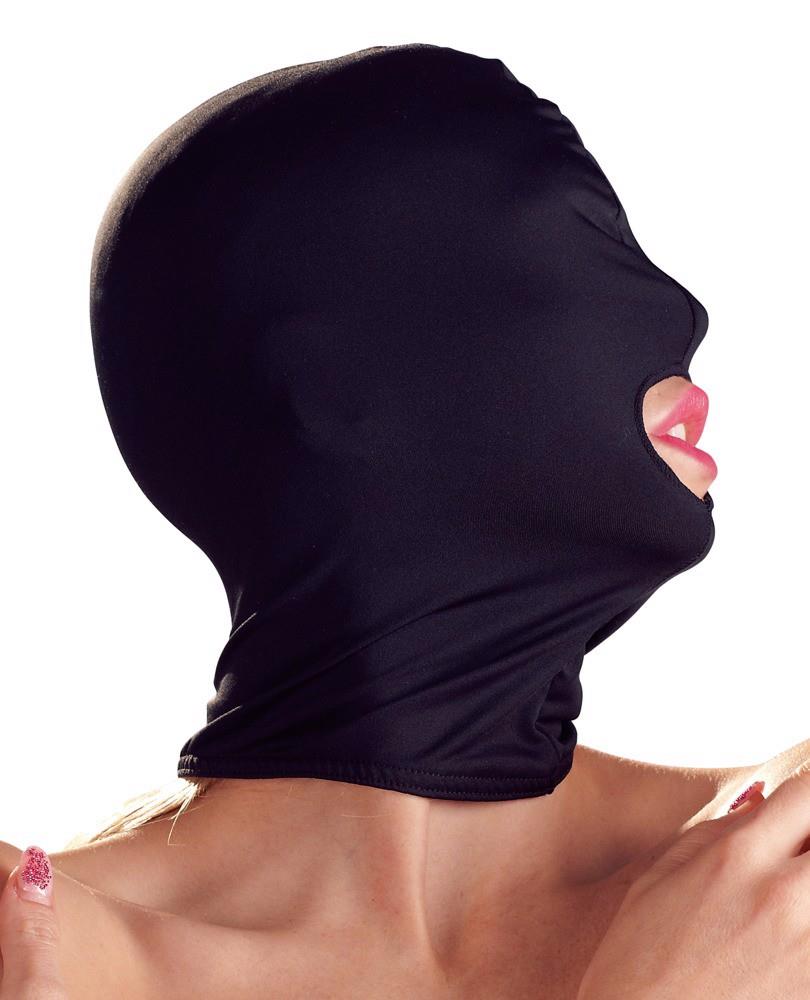 Head Mask Mouth Black Bk