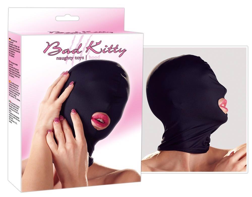 Head Mask Mouth Black Bk