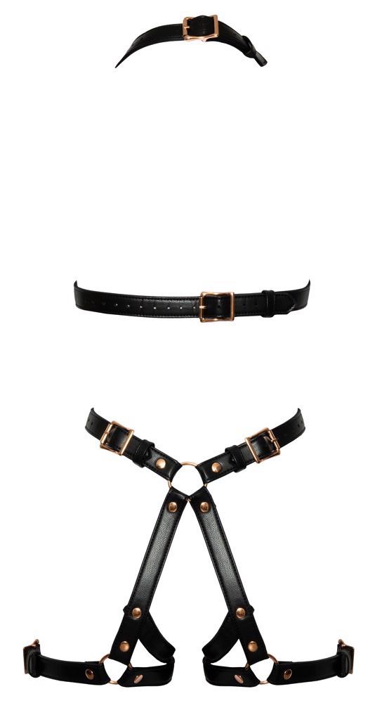 Bad Kitty Harness L/Xl Rose