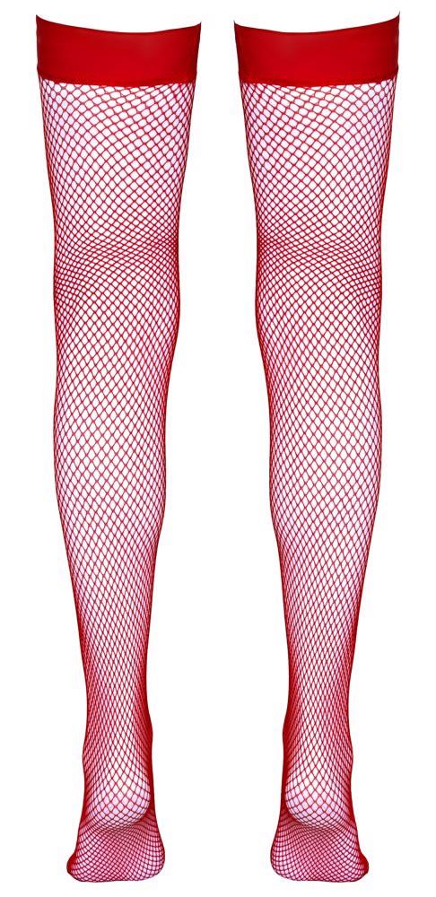 Hold-Up Stockings Red M