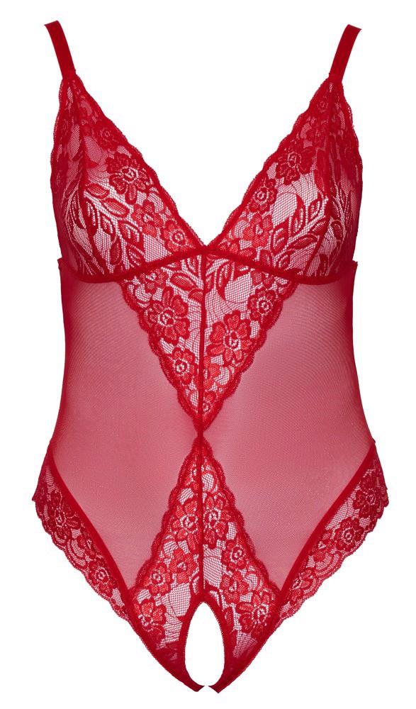 Crotchless Body Red Xl