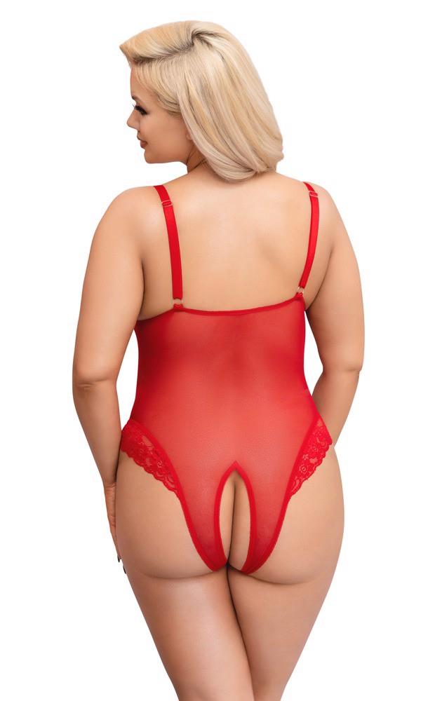 Crotchless Body Red 4Xl