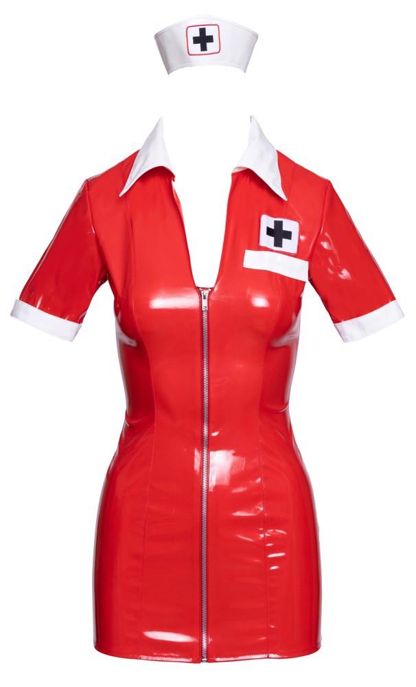 Vinyl Nurse Red M