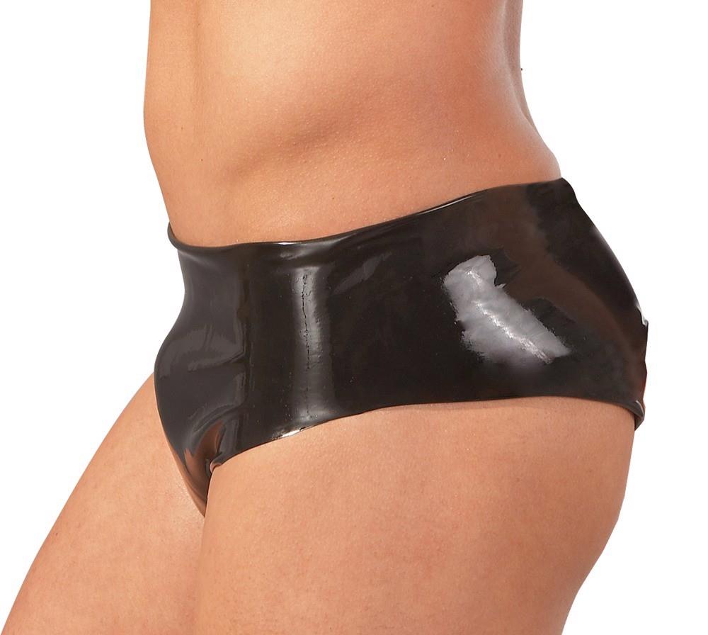 Latex Men's Briefs Black M/L