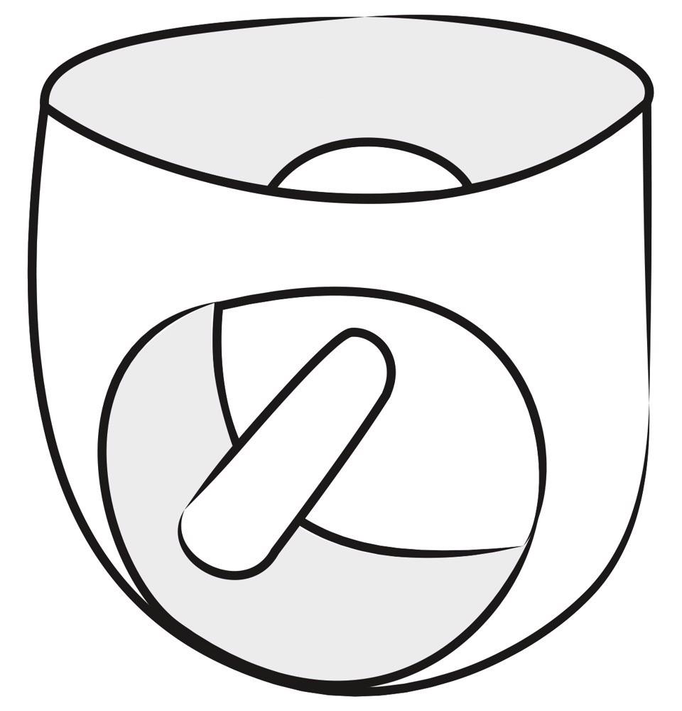 Latex Men's Briefs Black M/L