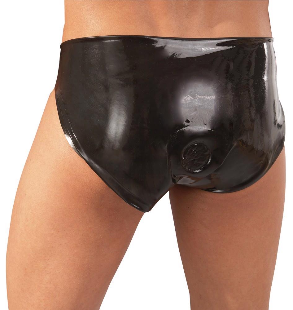 Latex Men's Briefs Black M/L
