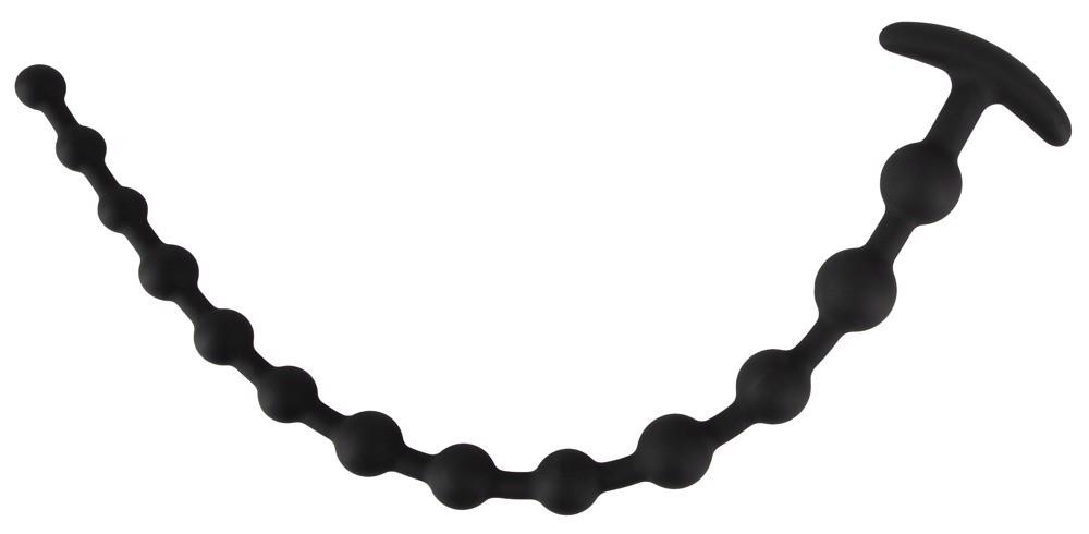 Black Velvets Anal Beads Silic