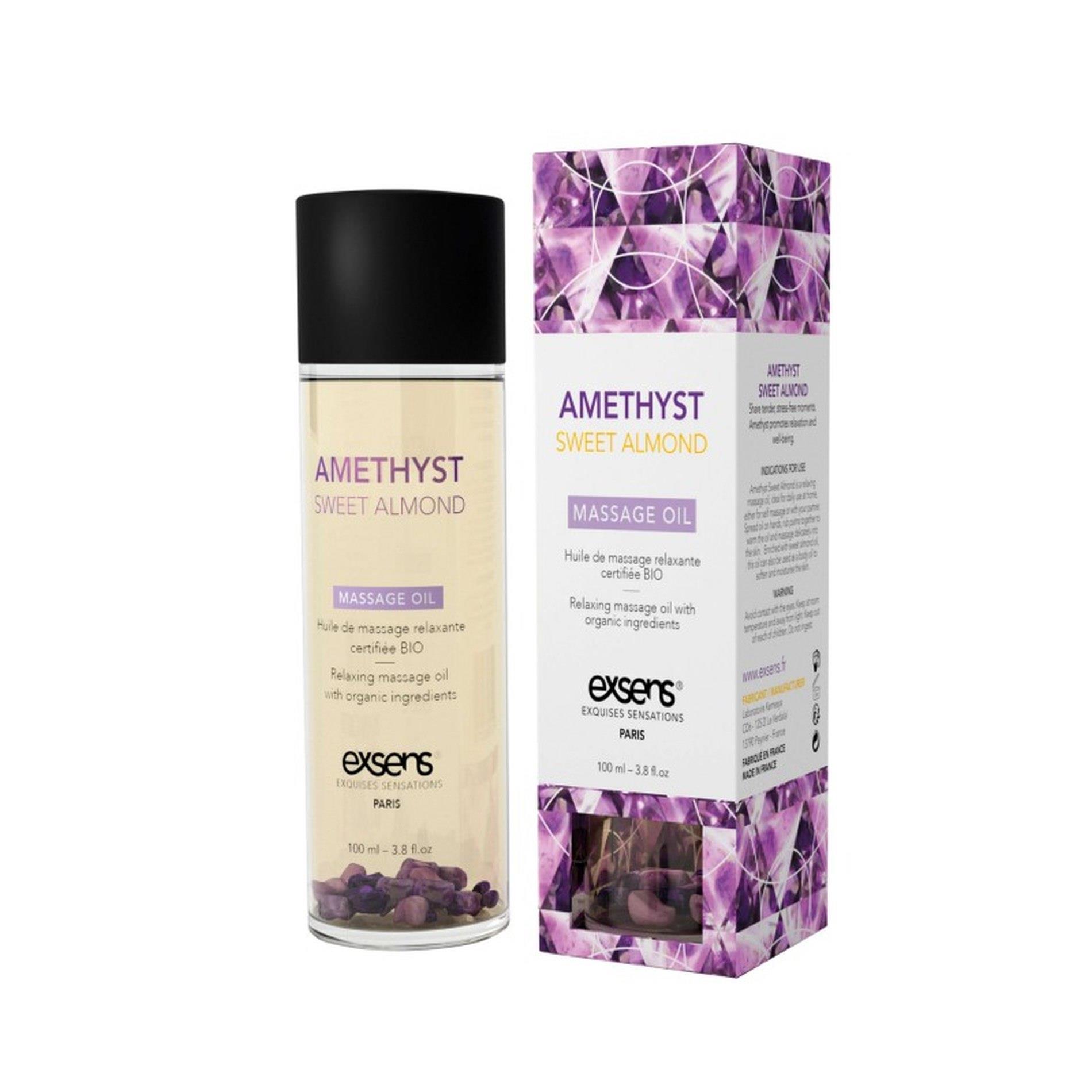 Olejek do masażu Exsens Organic Amethyst Słodki Migdał 100ml