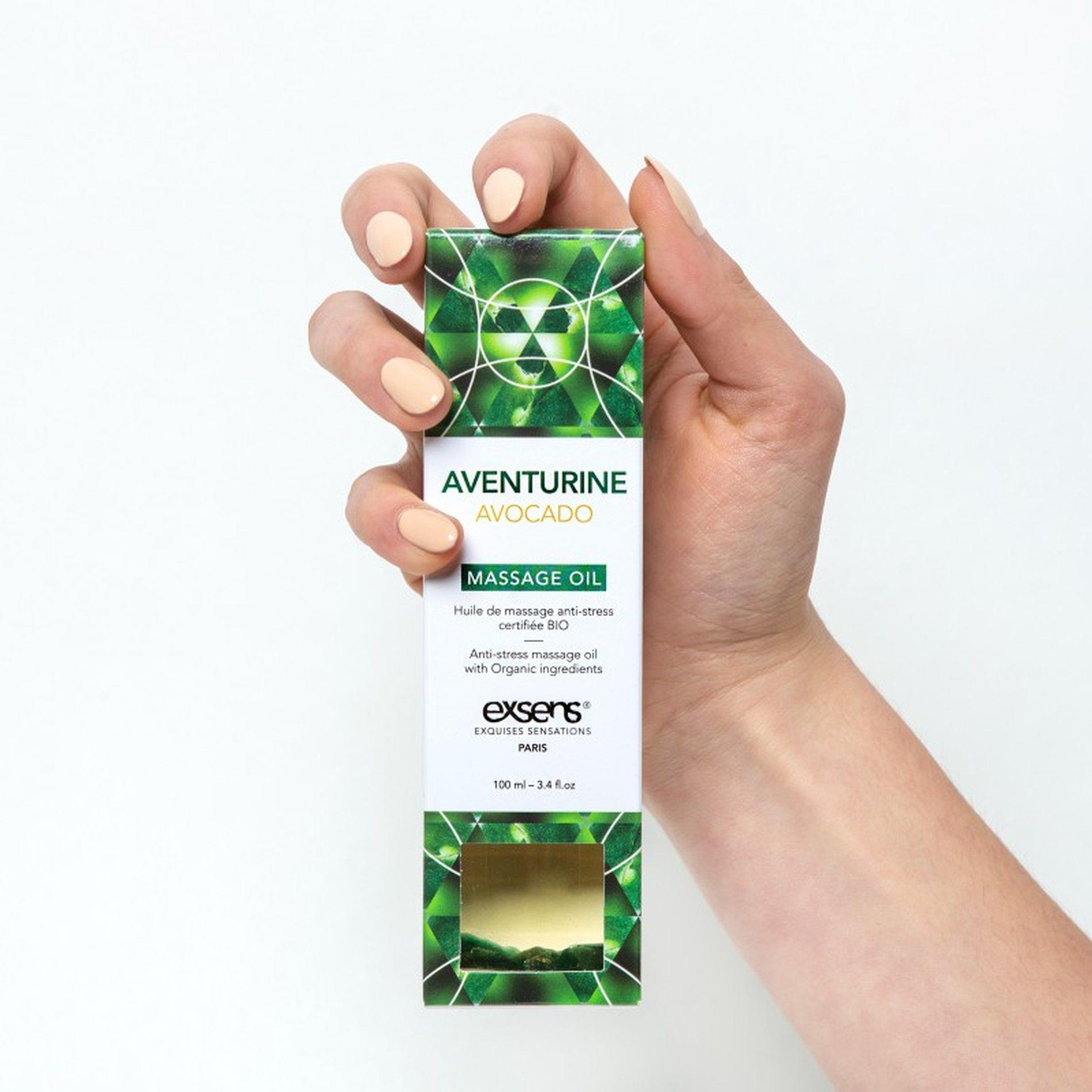 Olejek do masażu Exsens Organic Awenturyn Awokado 100ml