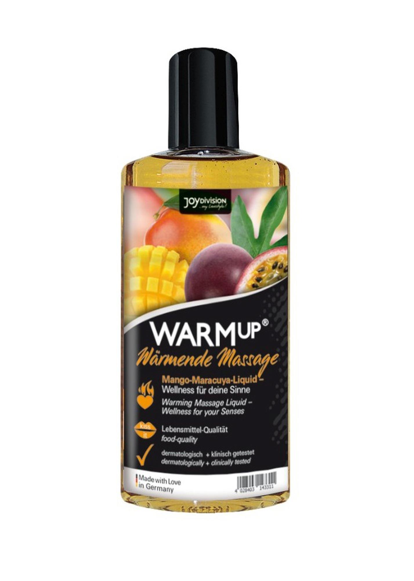 Masážny olej WARMup Mango + Maracuya 150 ml