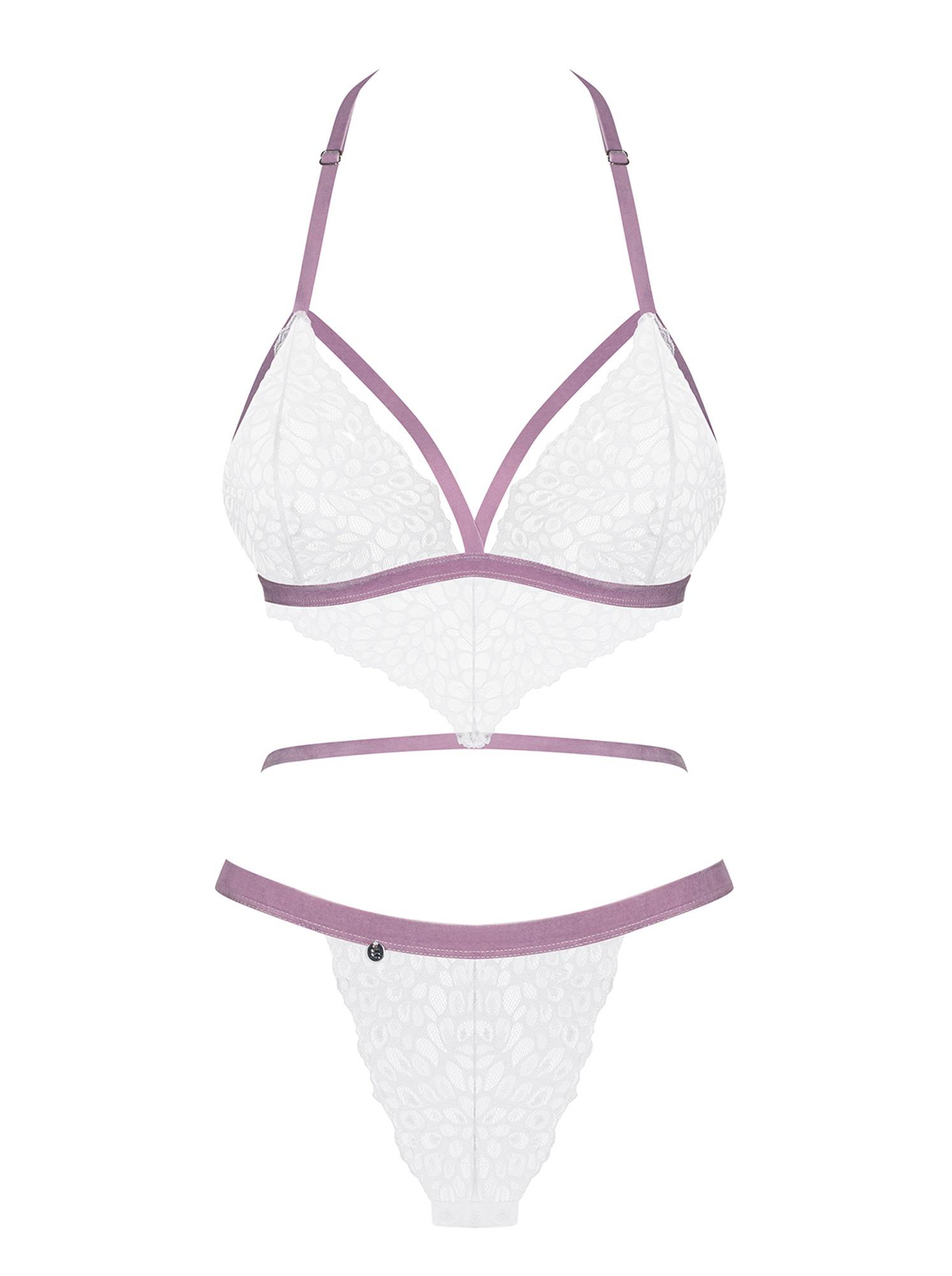 Bielizna-Lilyanne Body Białe  S/M