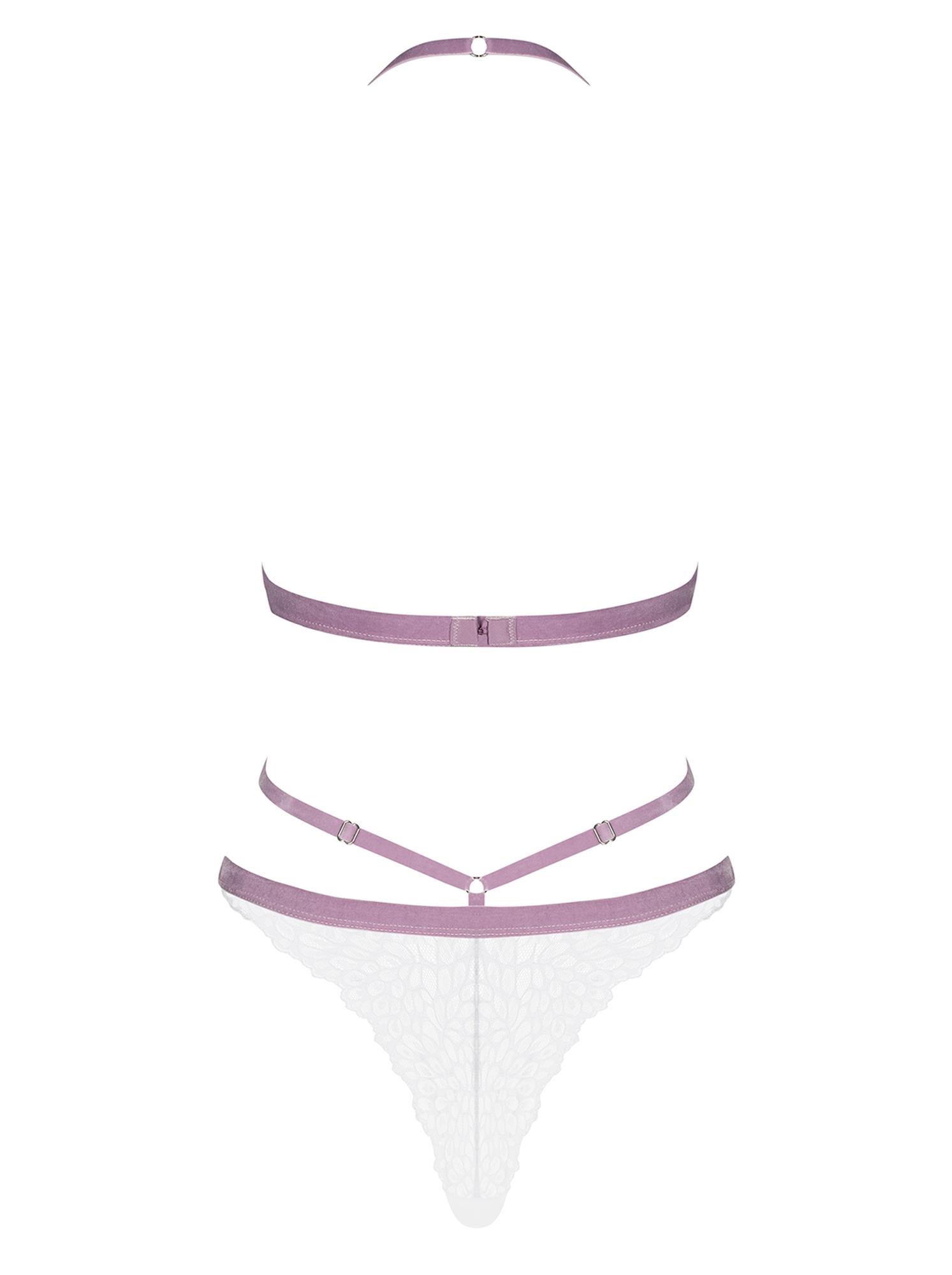 Bielizna-Lilyanne Body Białe  S/M