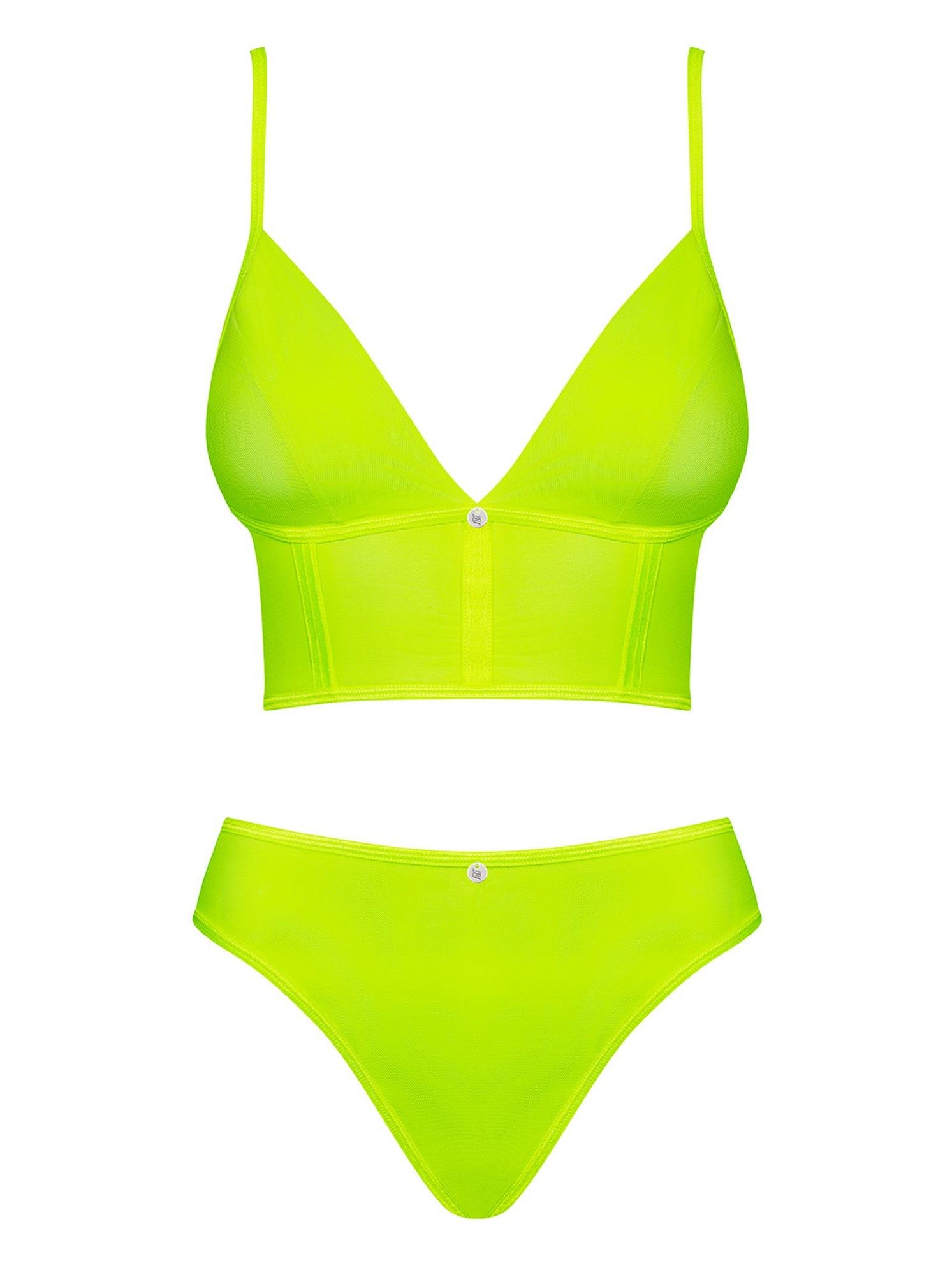 Neonia Top I Figi Żółty  S/M