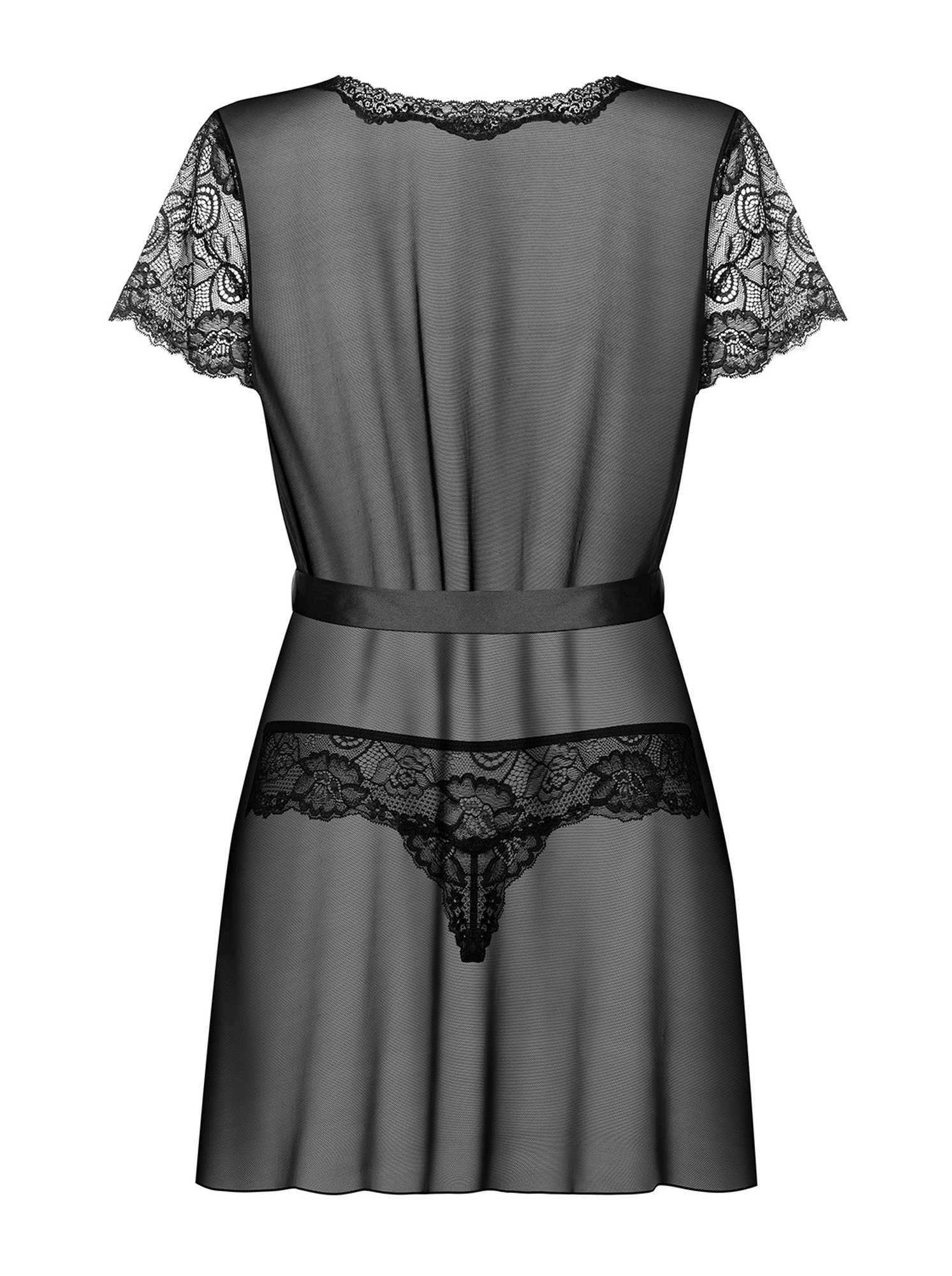 Bielizna-Alluria Peniuar I Stringi S/M