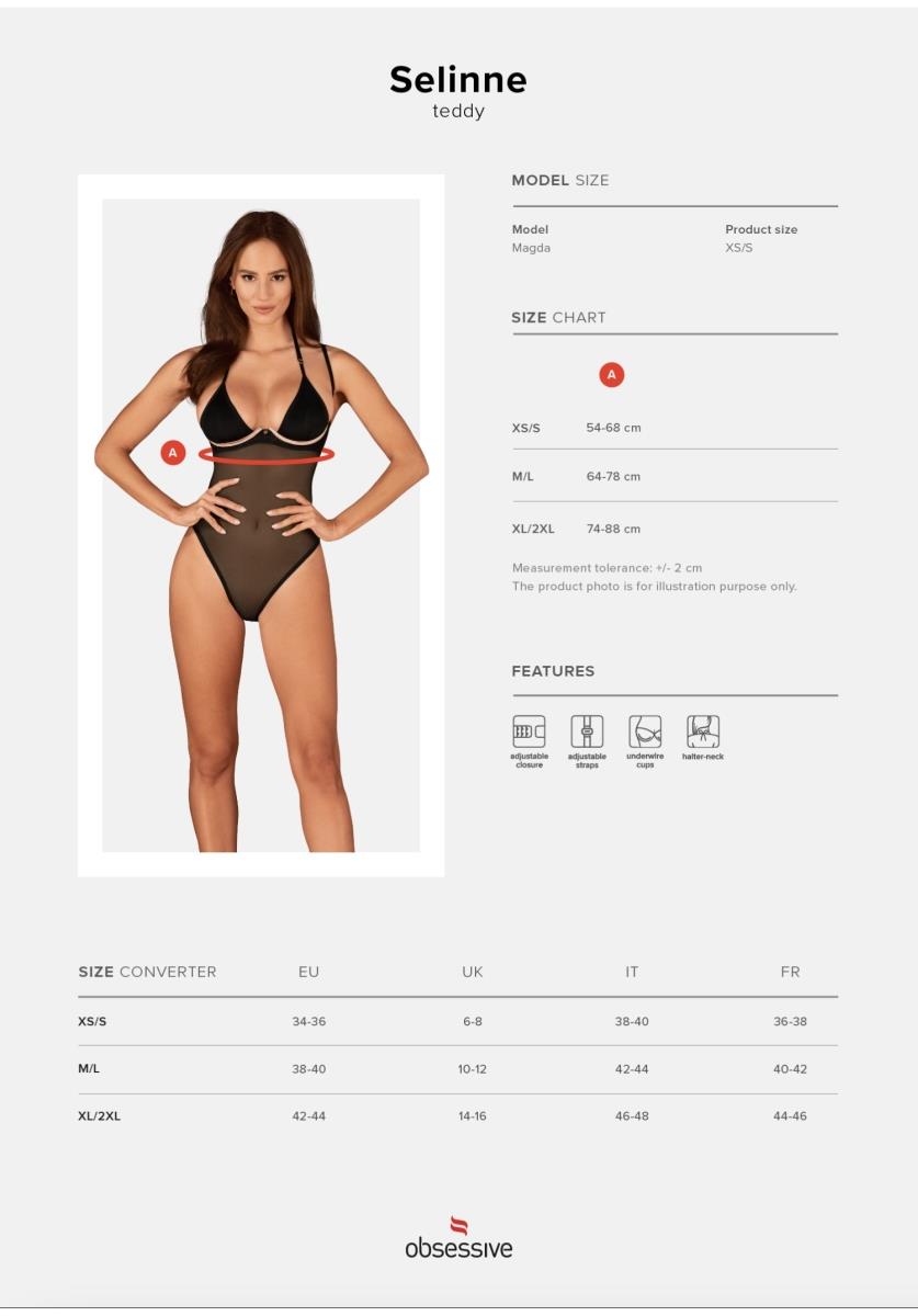 Bielizna-Selinne Body  M/L