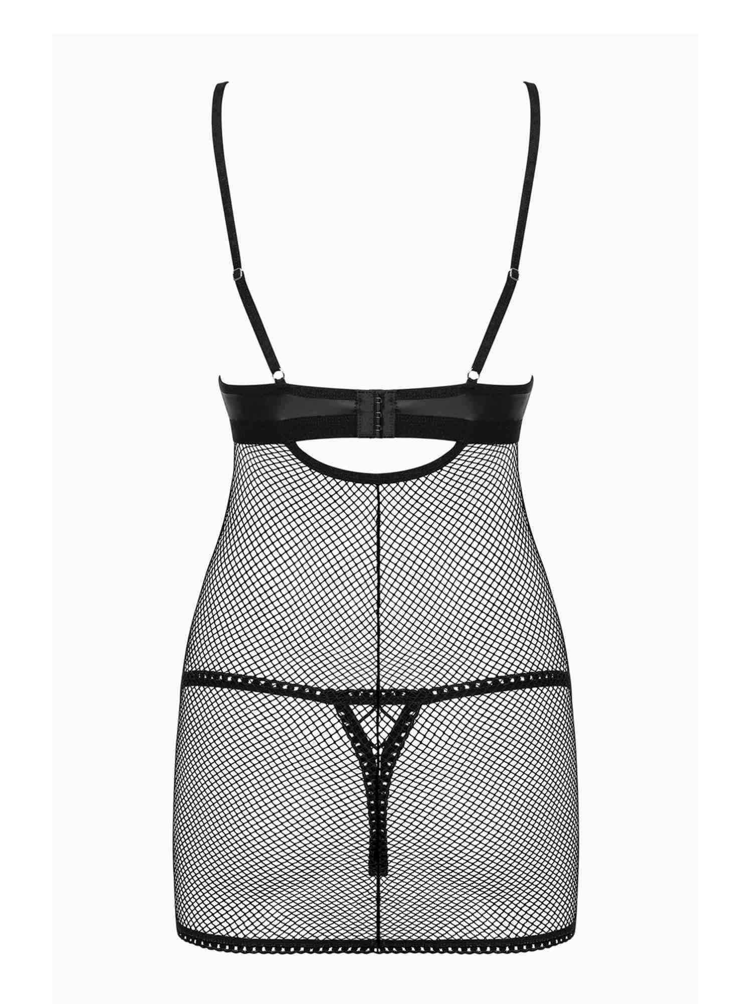 Bielizna-Redella Koszulka I Stringi Czarna S/M