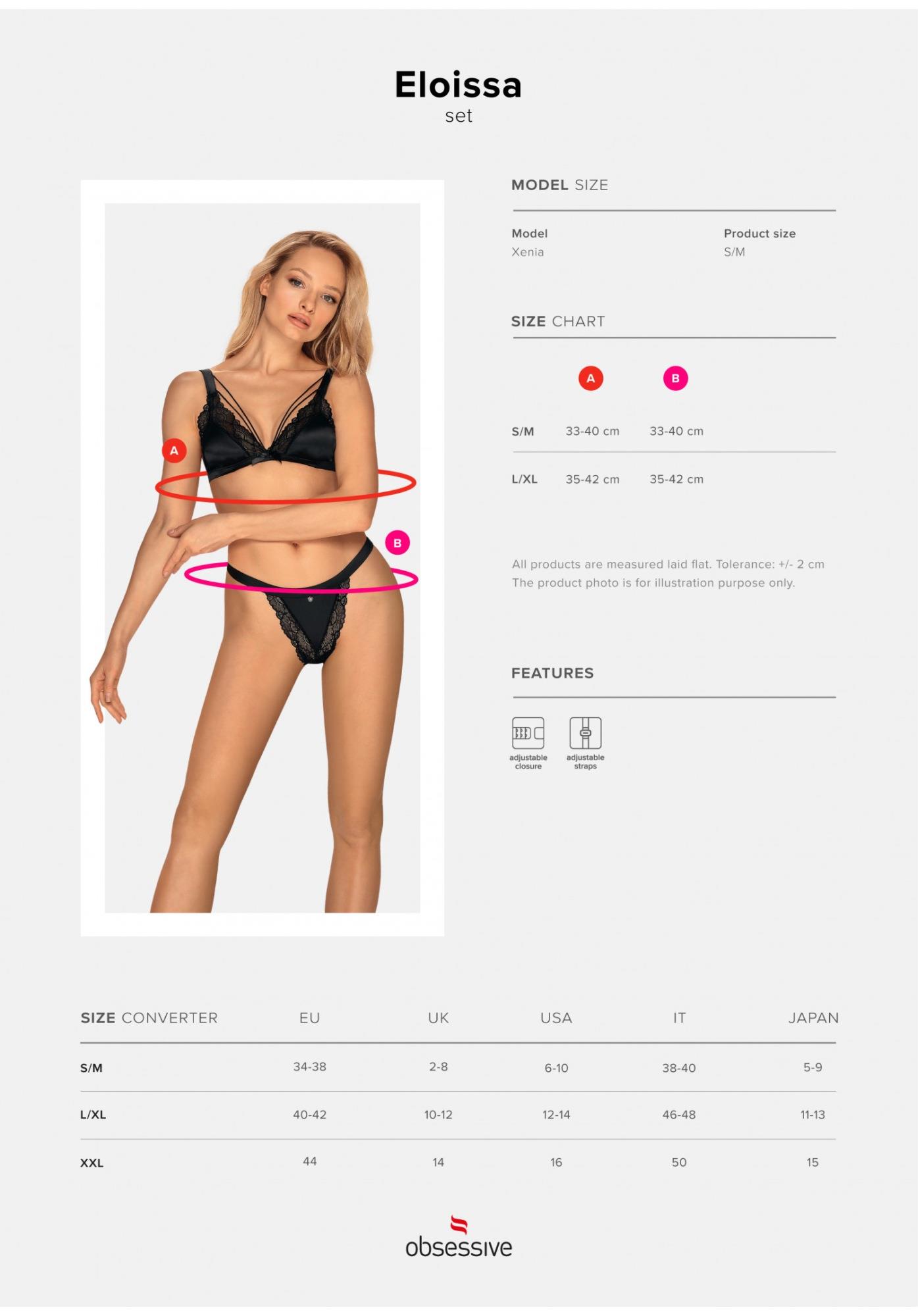 Eloissa Komplet 2-Częściowy  S/M