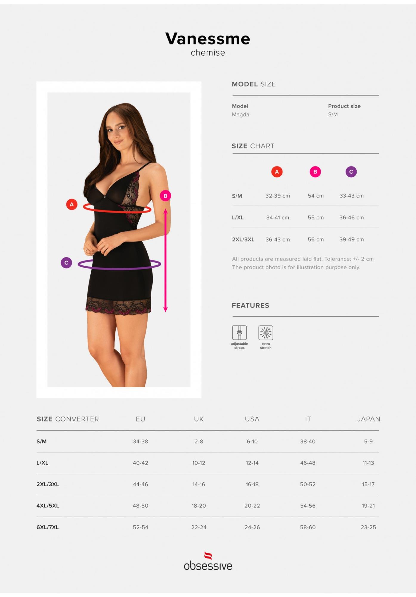 Vanessme Koszulka I String  L/Xl