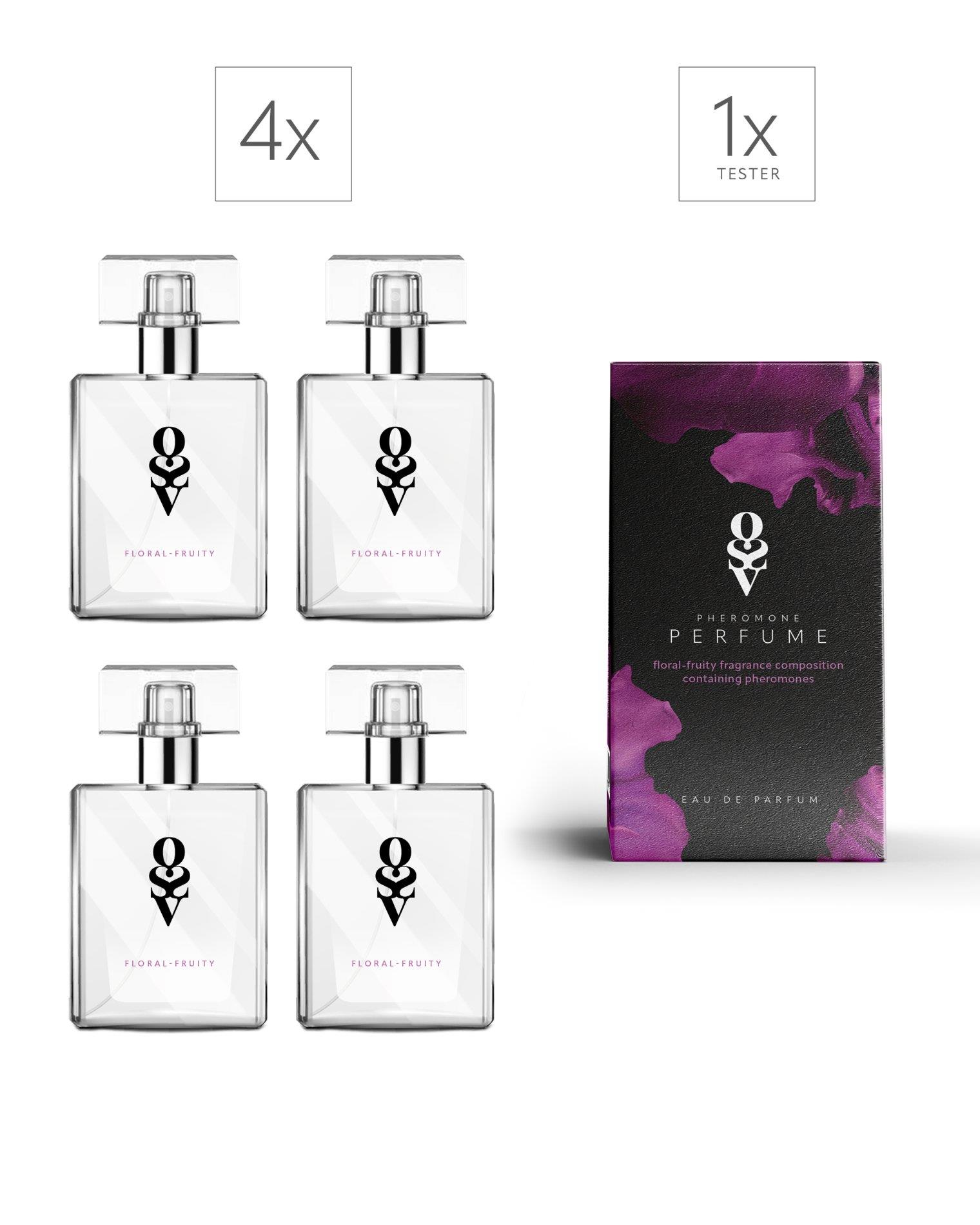 Zestaw Tester + 4 Perfumy Floral-fruity 30 ml - 1