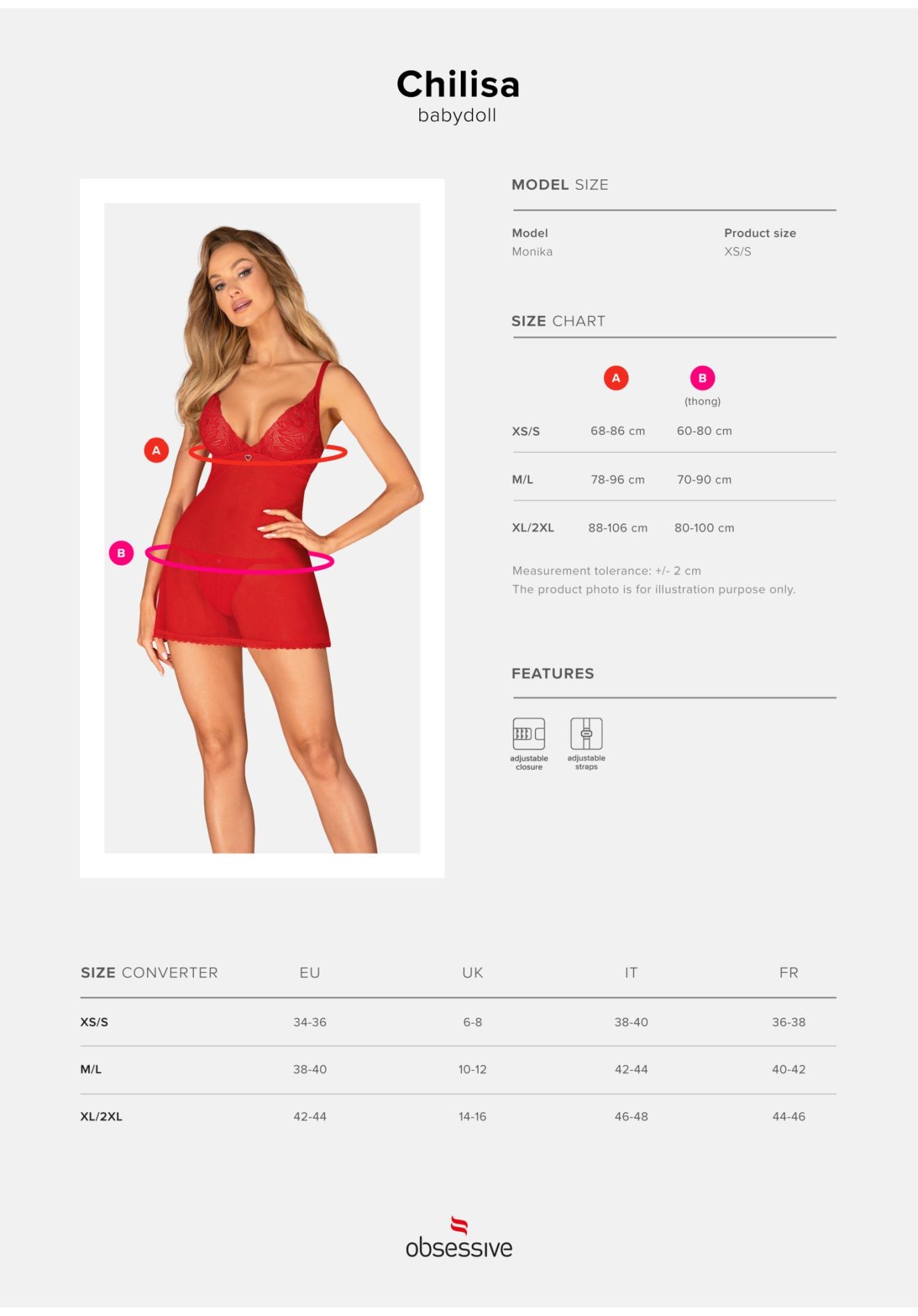 Chilisa Babydoll I Stringi Xs/S