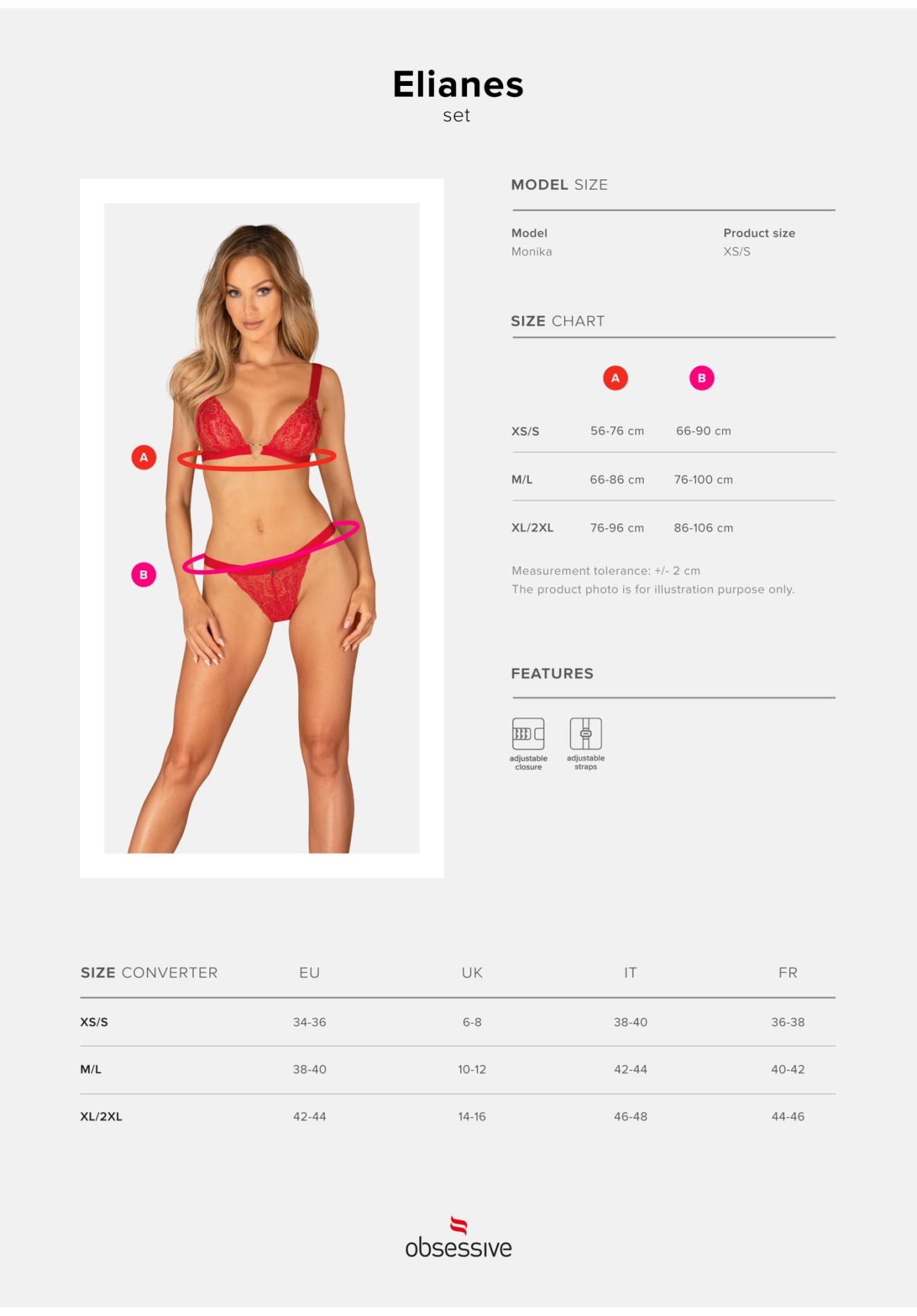 Elianes Komplet 2-Częściowy   Xs/S