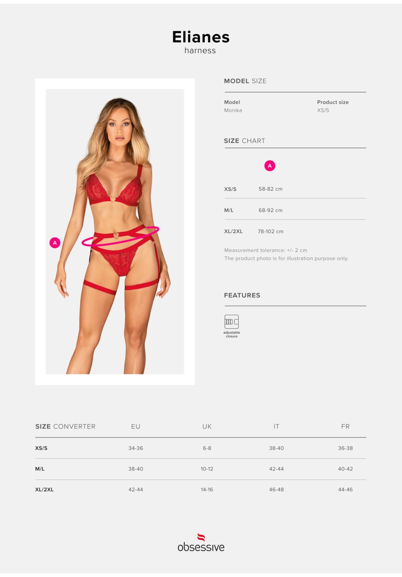 Elianes Uprząż  M/L