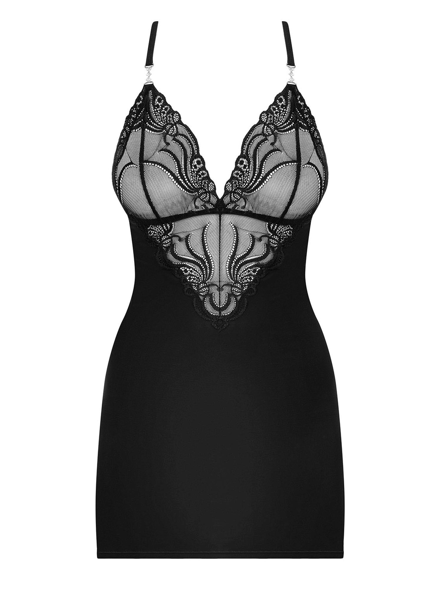 Bielizna-828-Che-1 Koszulka I Stringi  S/M