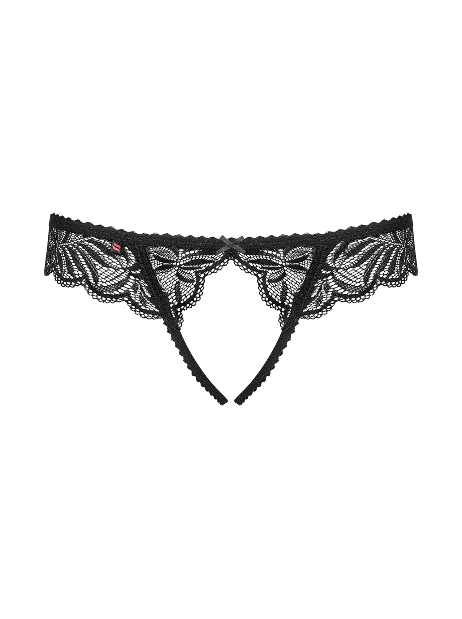 Bielizna-Contica Stringi Otwarte L/Xl
