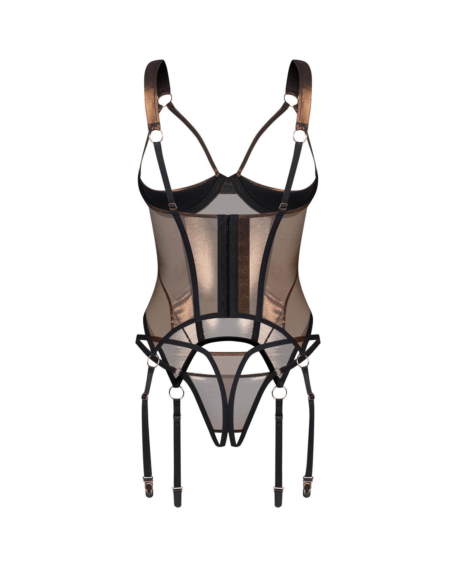 Soranna Gorset I Stringi Otwarte   S/M