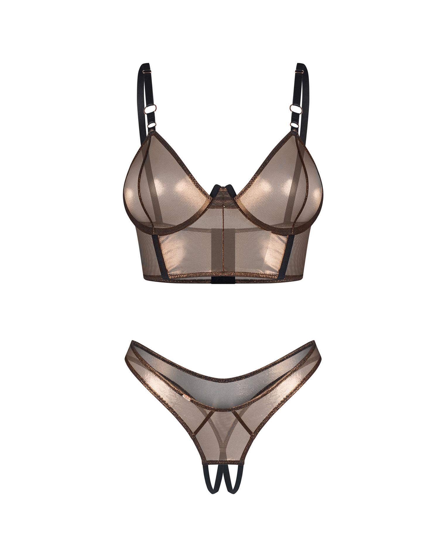 Soranna Top I Stringi Otwarte  L/Xl