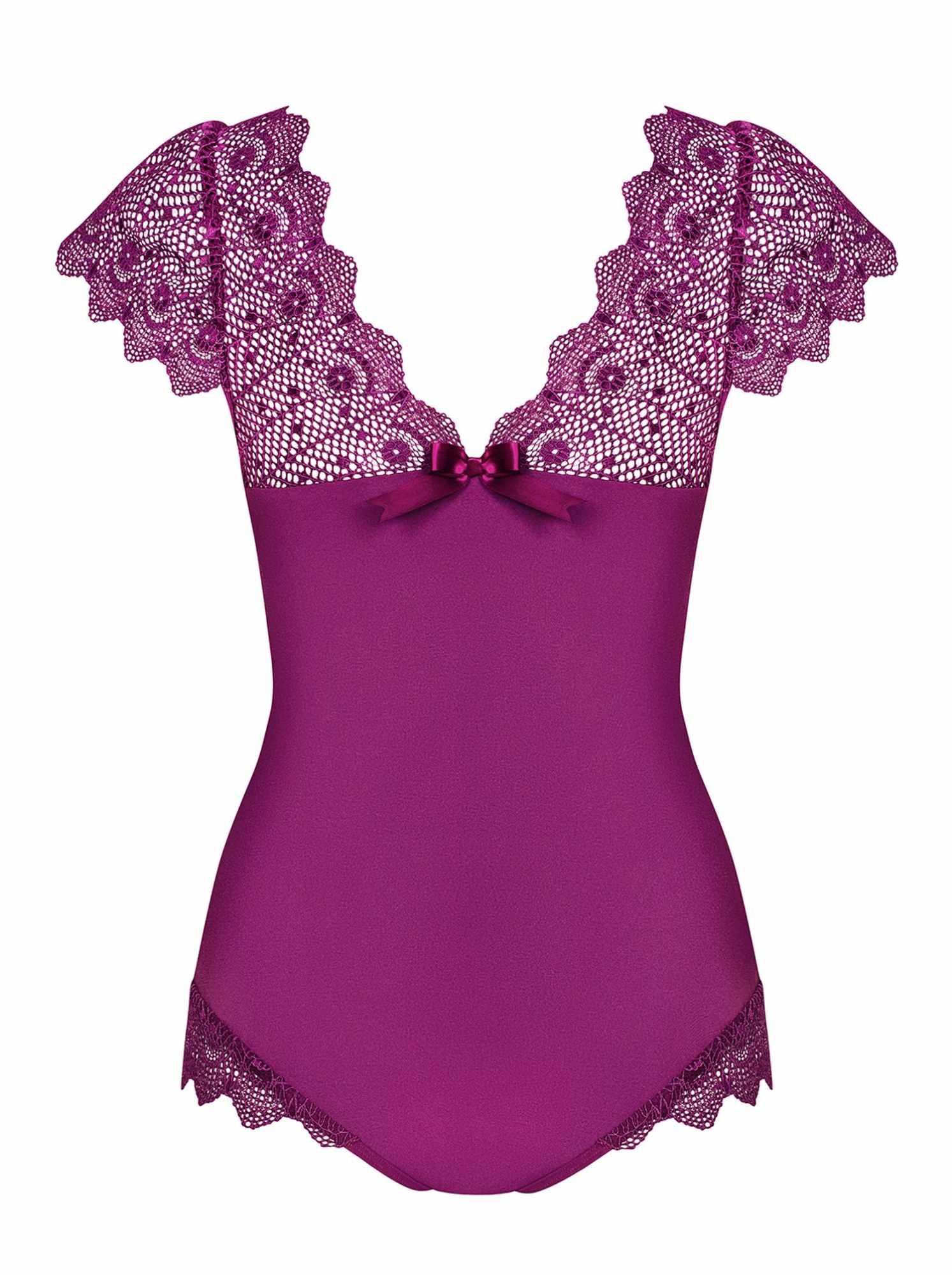 Bielizna-Moketta Body Fioletowe S/M