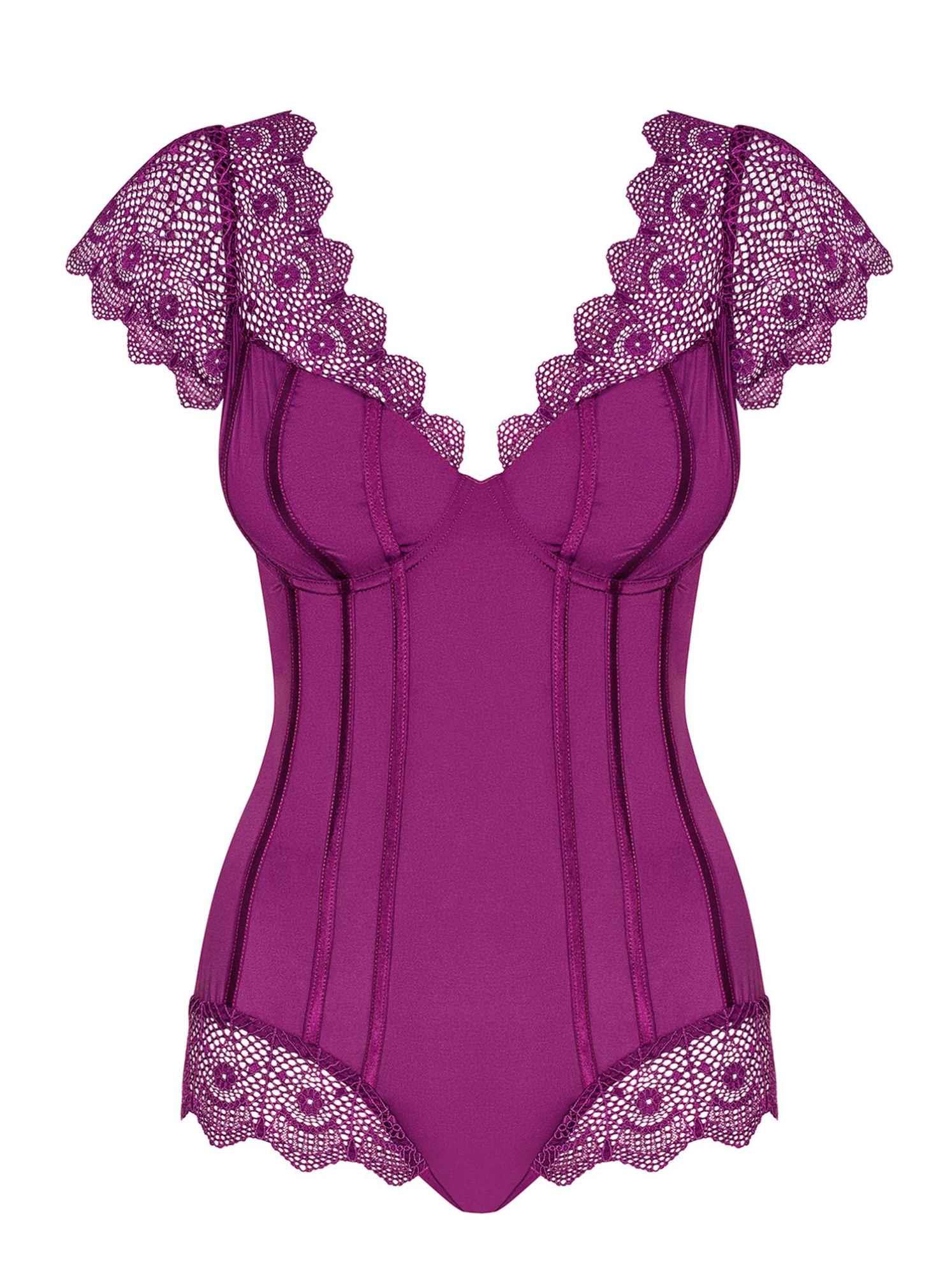 Bielizna-Moketta Body Fioletowe L/Xl