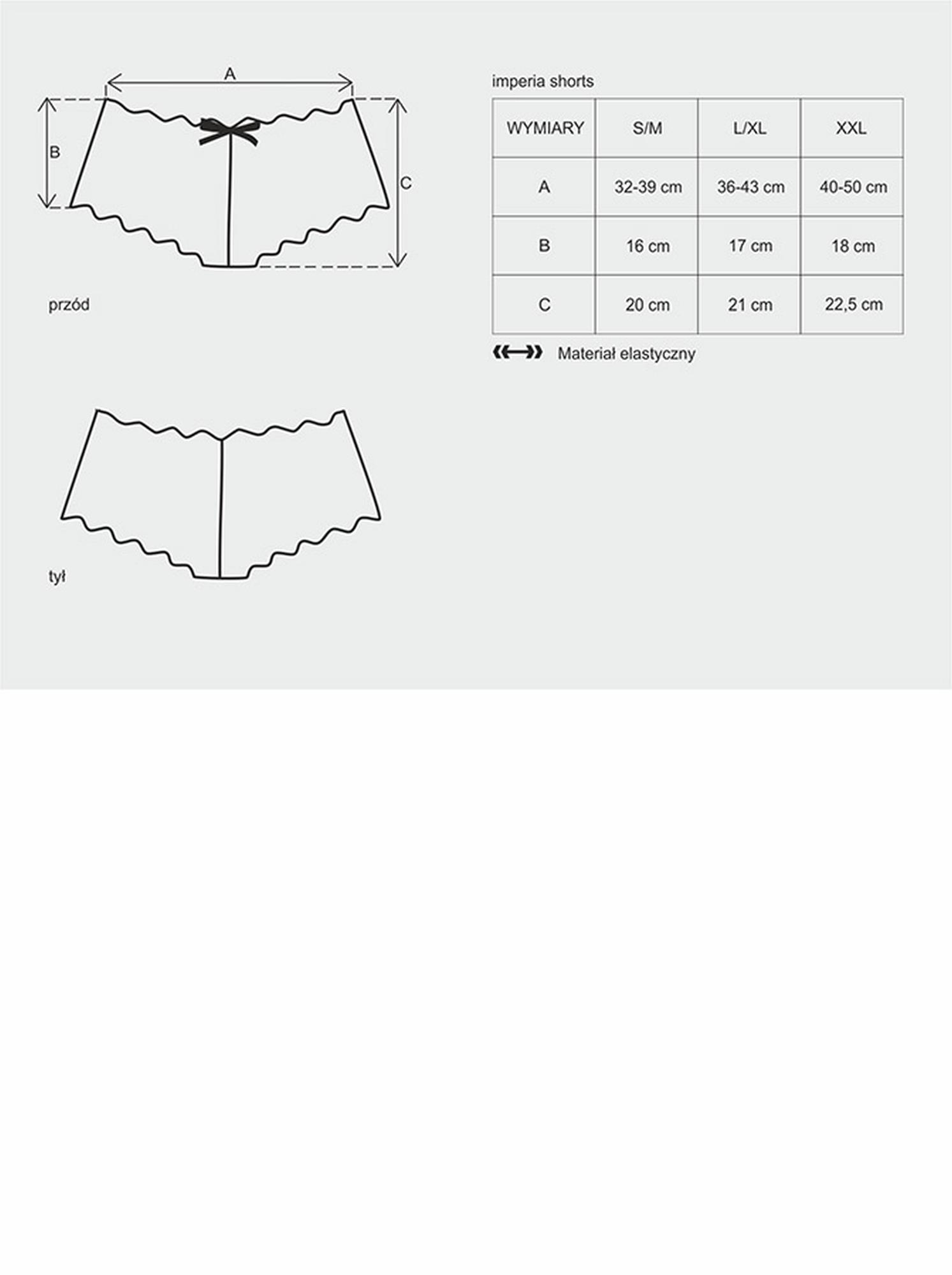 Bielizna-Idillia Szorty  S/M