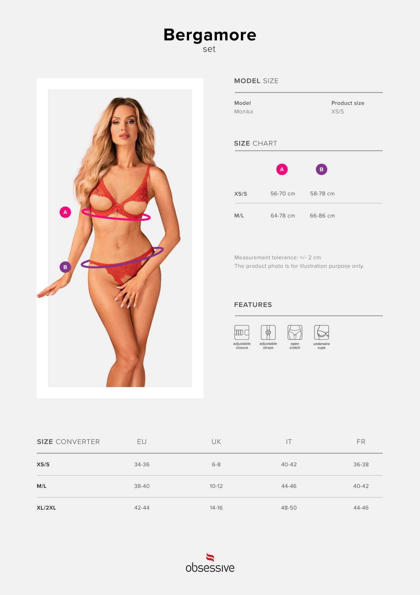 Bergamore Komplet 2-Częściowy Xs/S