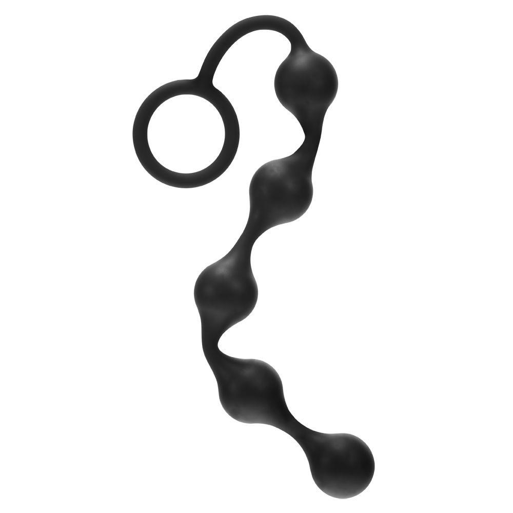 Plug/Kulki-Onyx Silicone Anal Beads