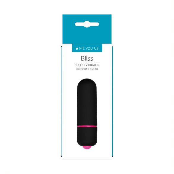 Wibrator-Me You Us  Bliss 7 Mode Mini Bullet Vibrator Black