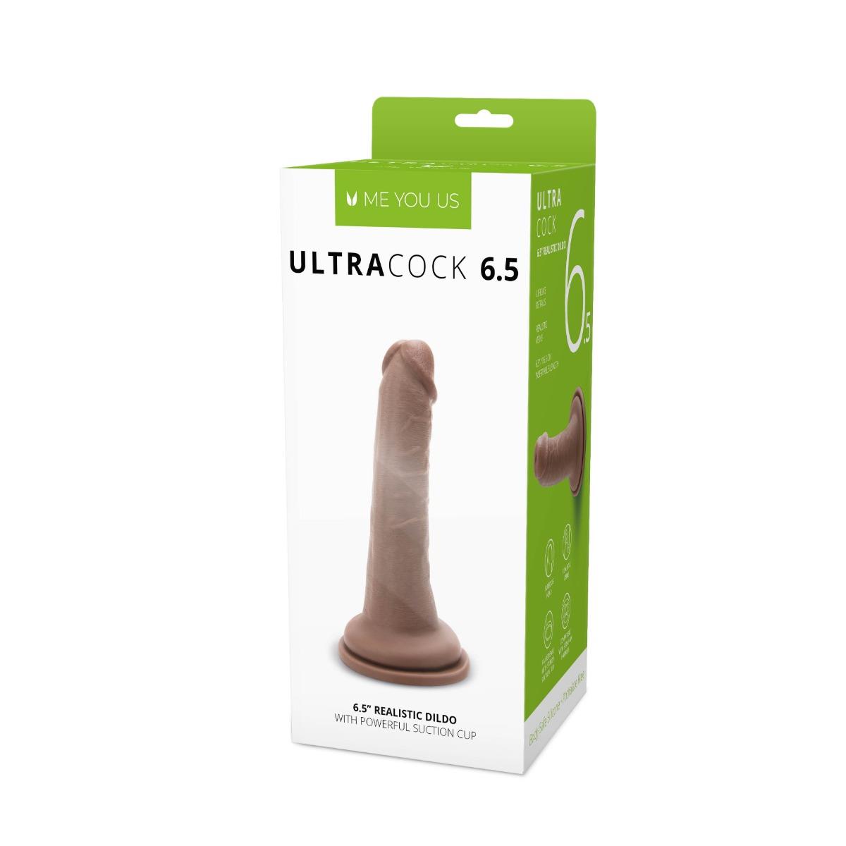 Me You Us Silicone Ultra Cock Caramel 6.5In