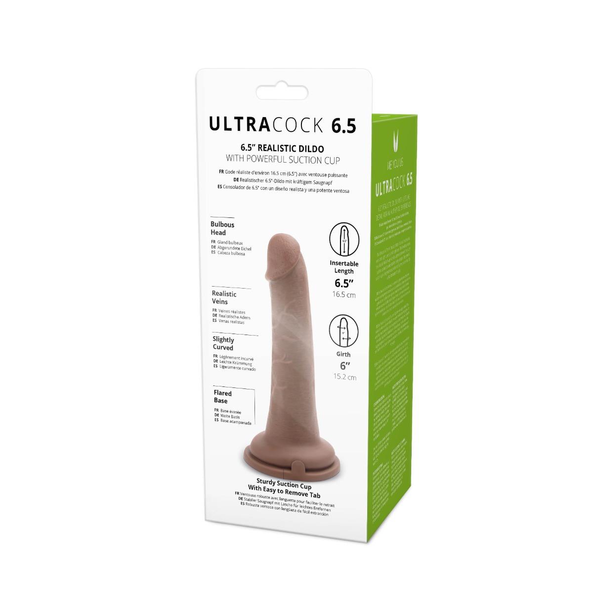 Me You Us Silicone Ultra Cock Caramel 6.5In