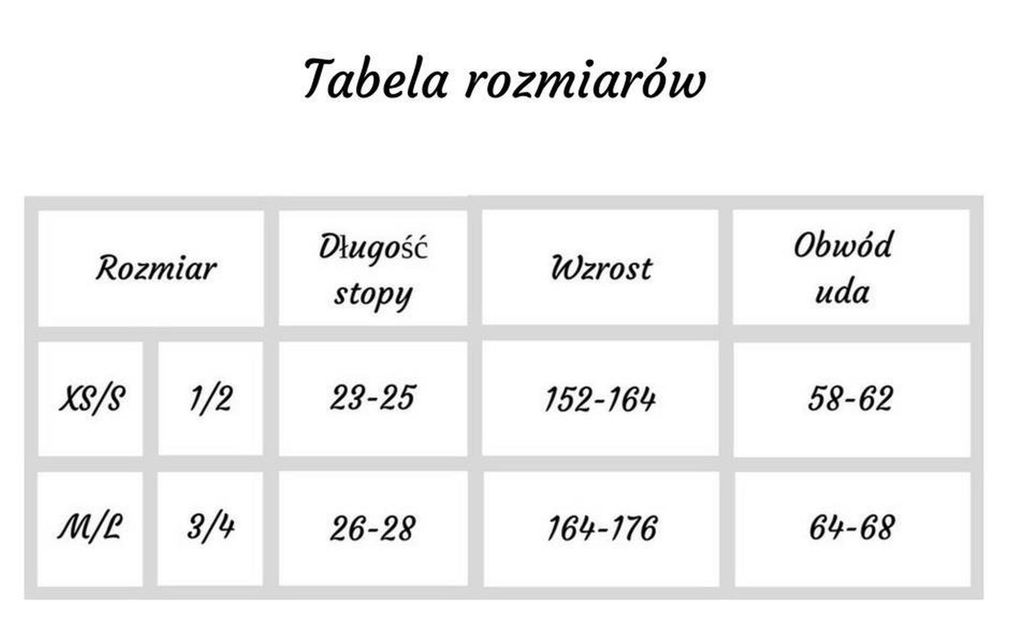 Bielizna- Kabarette/Rajstopy 153 Czarne S/M