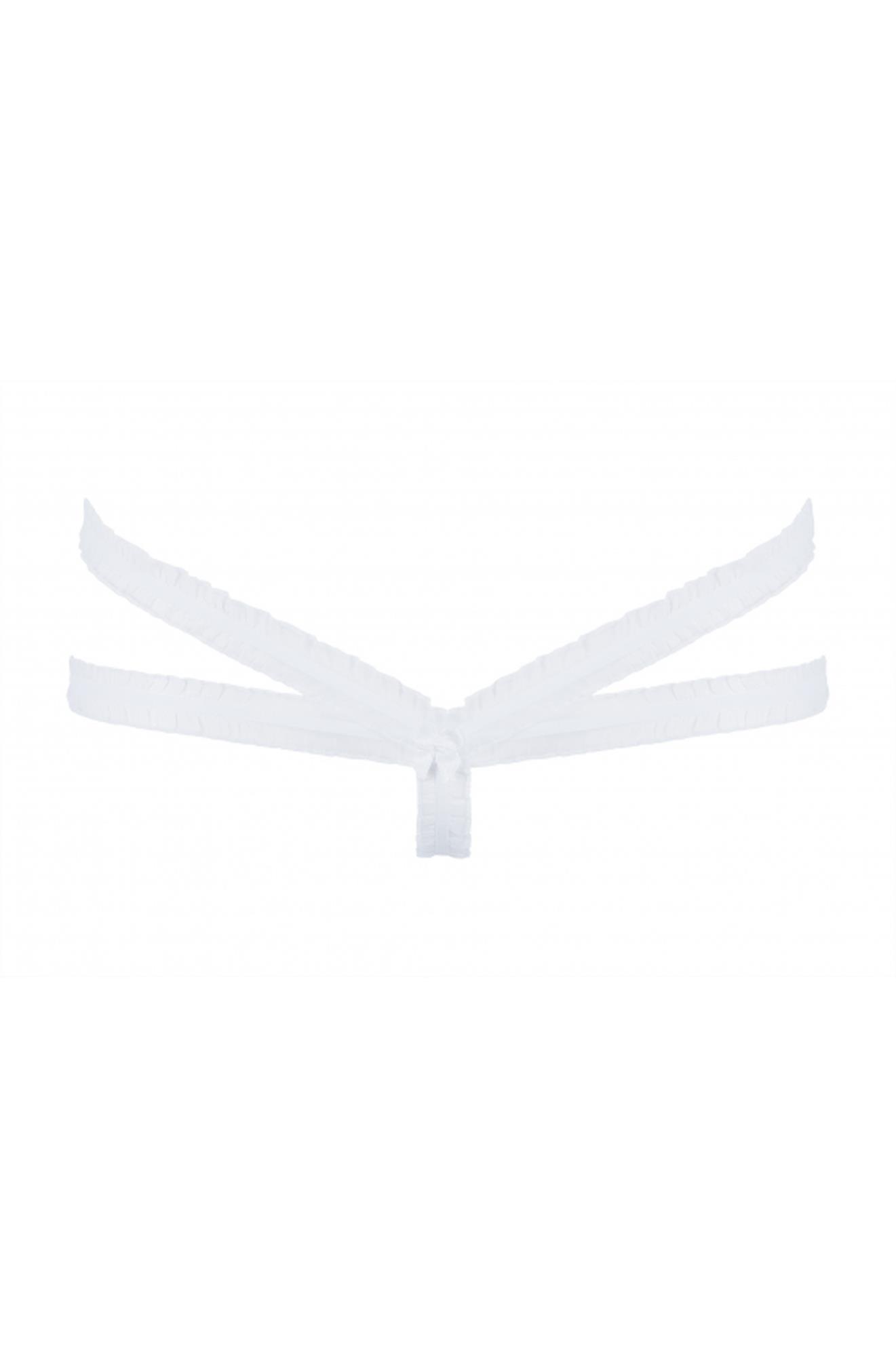 Bielizna-Light Up Stringi M White