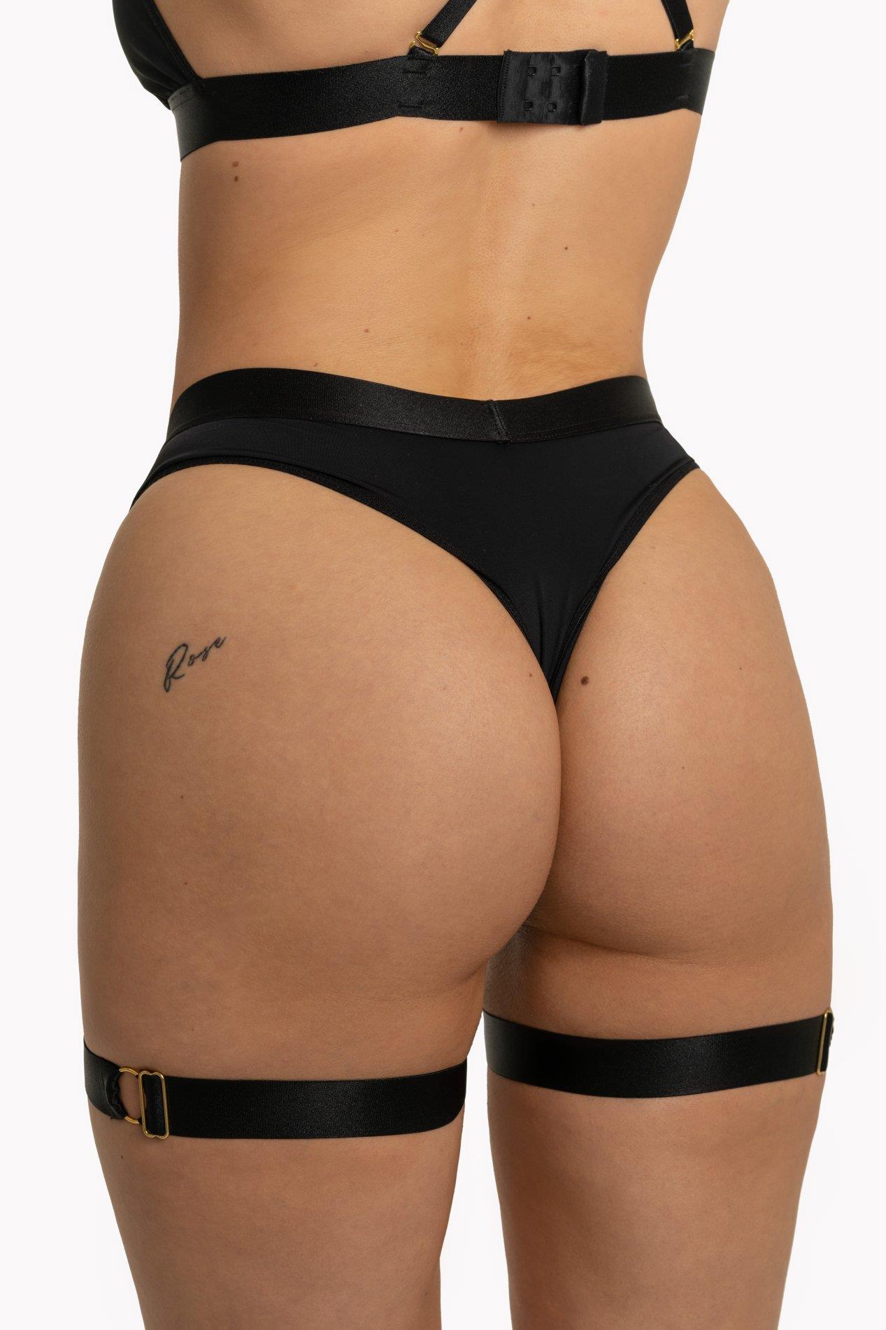 Seila Set Black (Bra+String) S/M