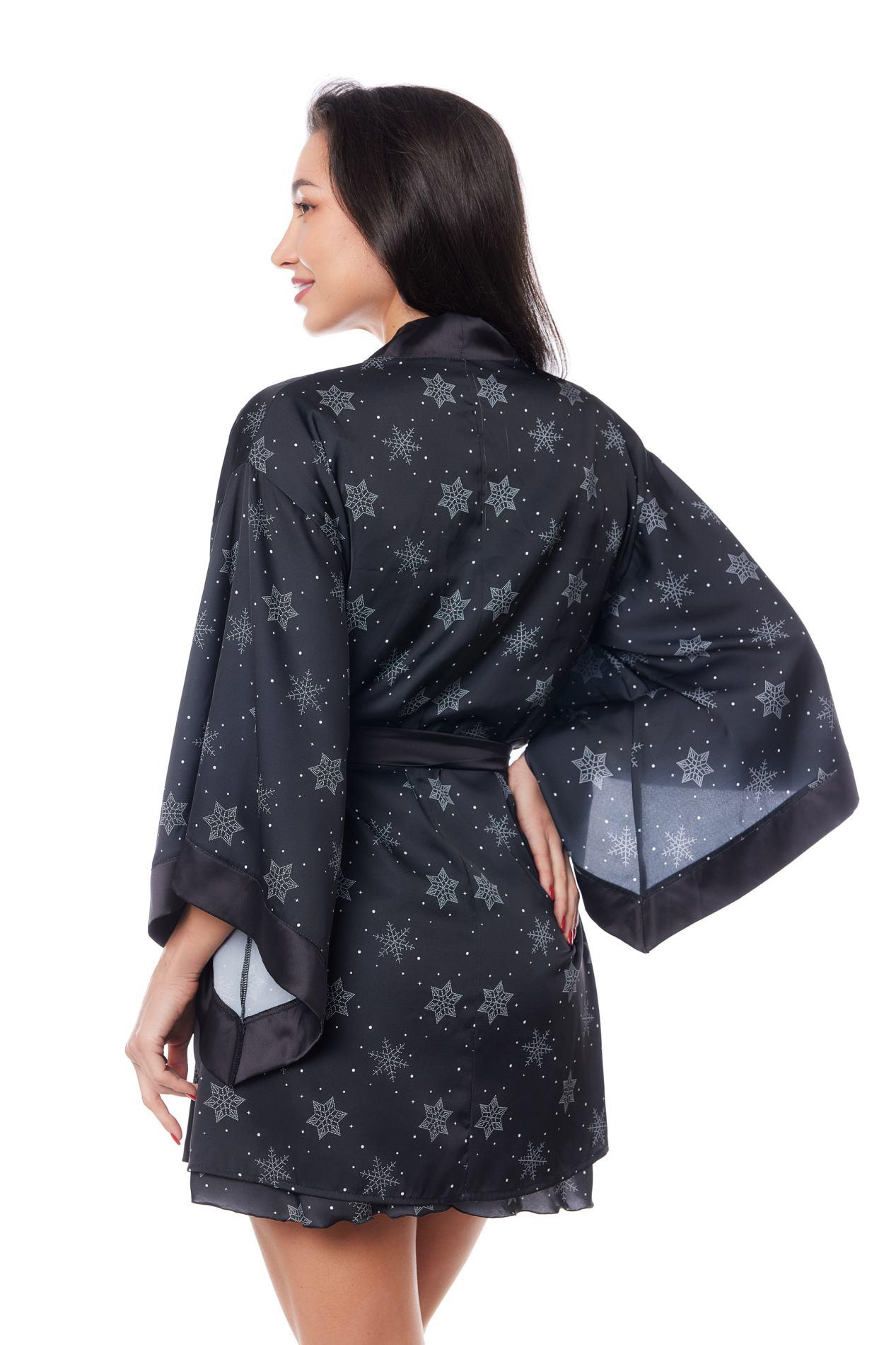 Aster Robe Black Xs