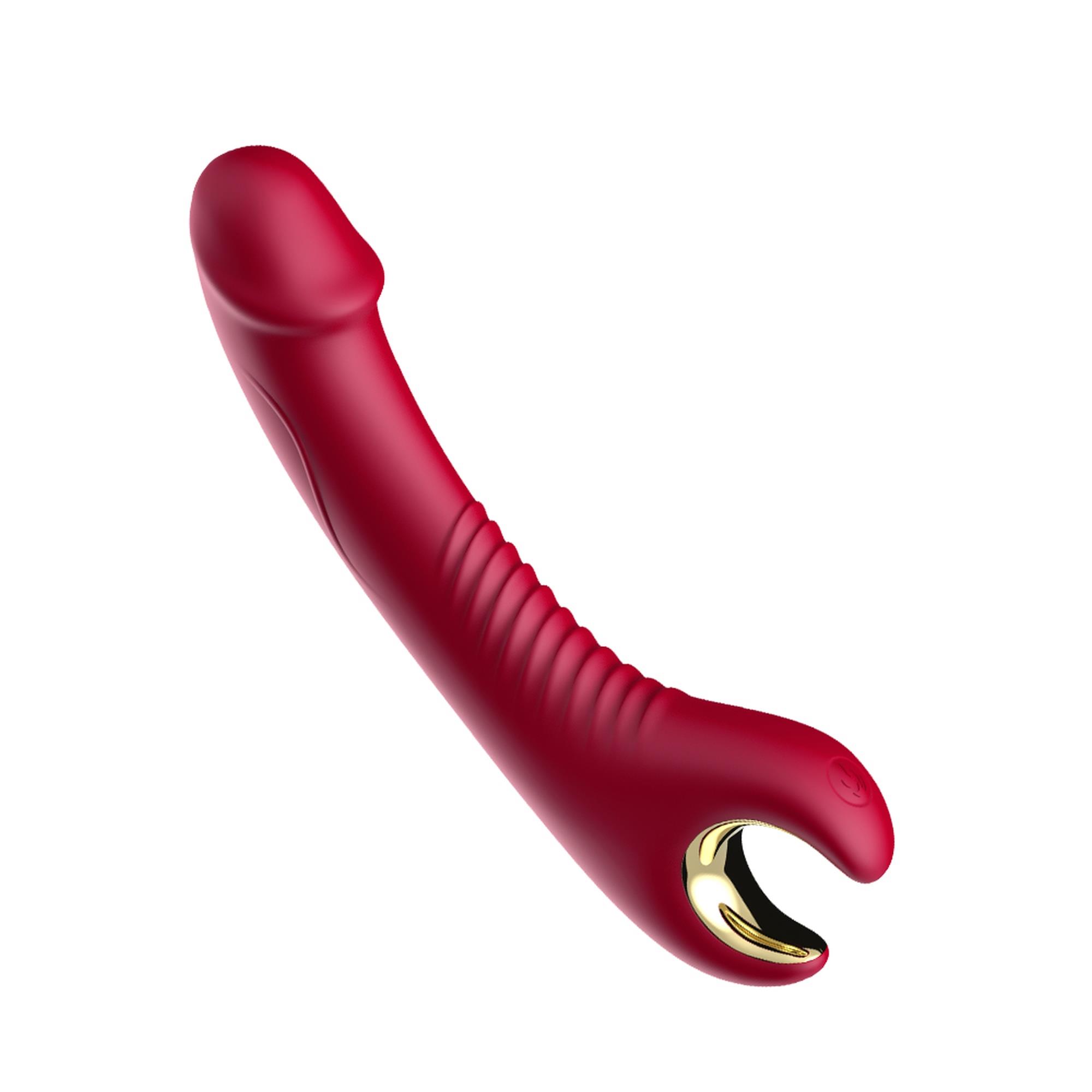 Stymulator Silicone 9 Vibration Function Red