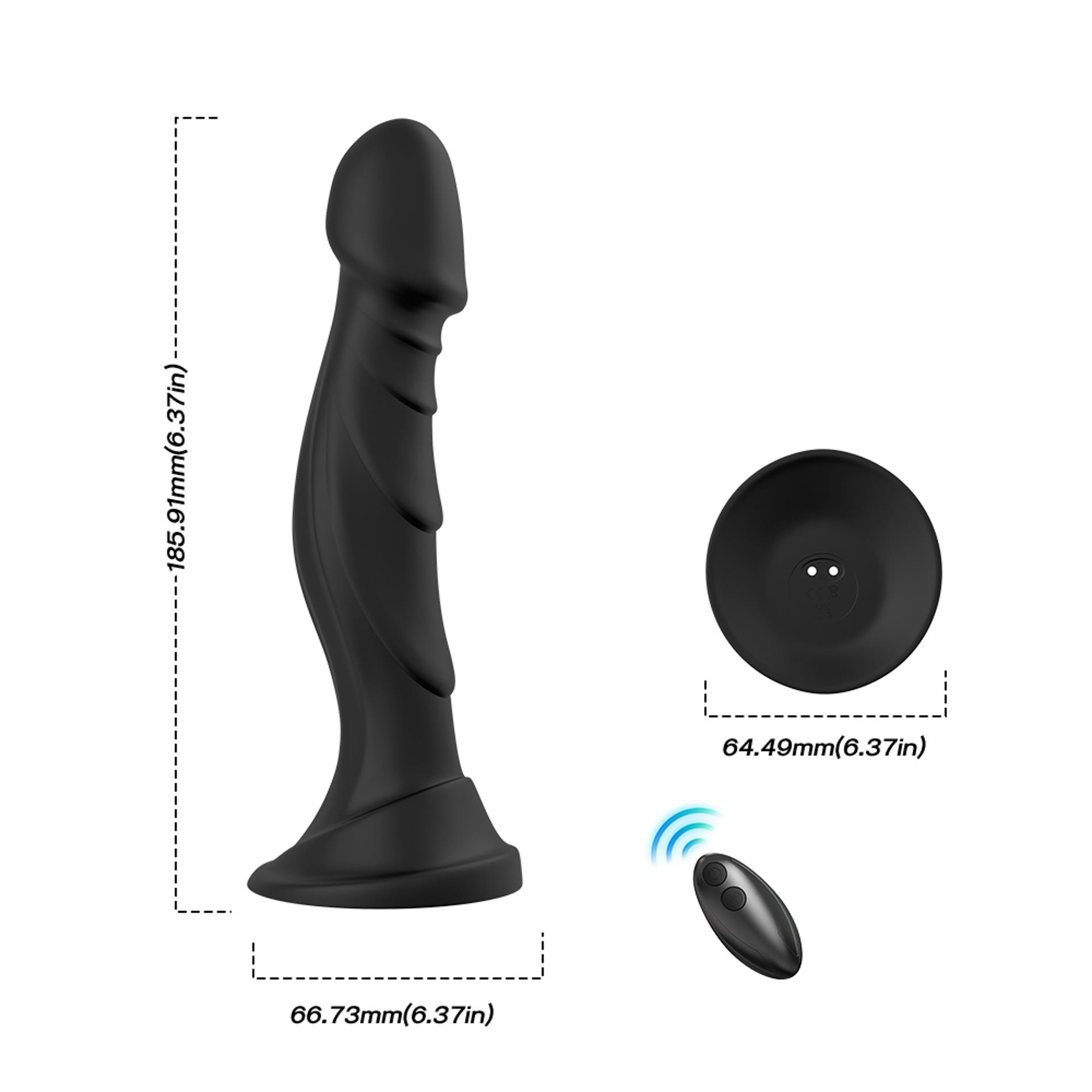 Optimus Black, 9 Vibration Functions, Remote Control
