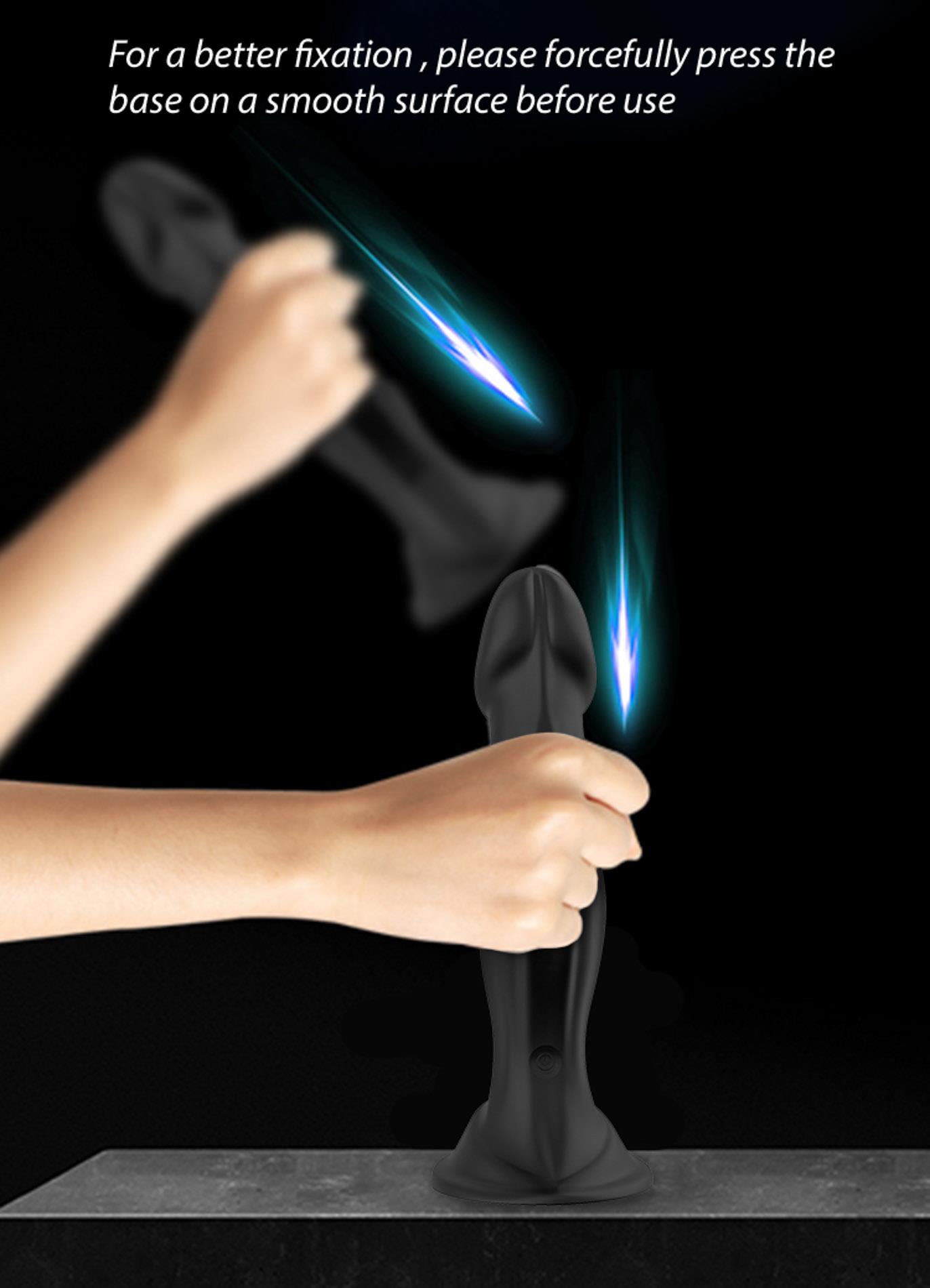 Optimus Black, 9 Vibration Functions, Remote Control